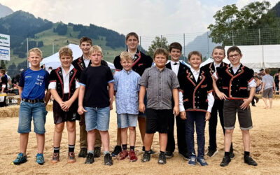 4 Zweige am Frutigtaler Buebeschwinget in Adelboden
