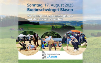 Buebeschwinget auf der Blase vom 17. August 25