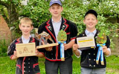3 Zäziwiler am Oberaargauischen Nachwuchsschwingertag Huttwil