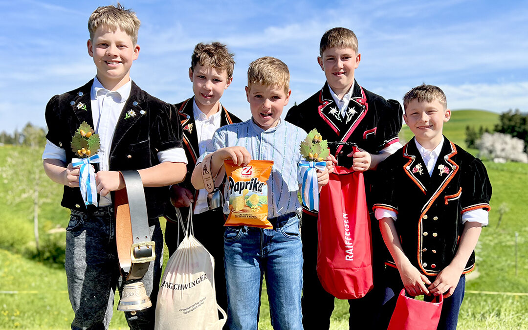 Jungschwingertag Huttwil: Levin im Schlussgang und zwei Zweige für Zäziwil