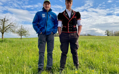 Silvan und Thomas als Gast am Fête Régionale Ried