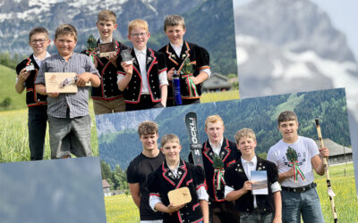 Jungschwingertag Lenk: 10 Zäziwiler und Festsieg für Stucki Thomas
