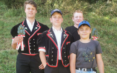 4 Zäziwiler am Bergjungschwingertag Lüderen