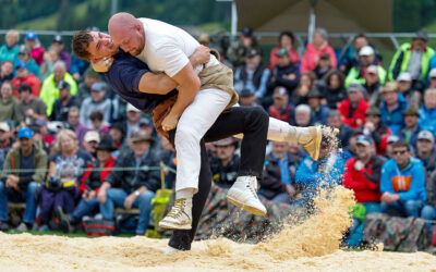Dritter Bergkranz für Michael Moser am Bergschwinget Schwarzsee