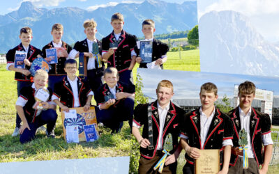 3 Zweige am Mittelländischen Nachwuchsschwingertag in Uetendorf